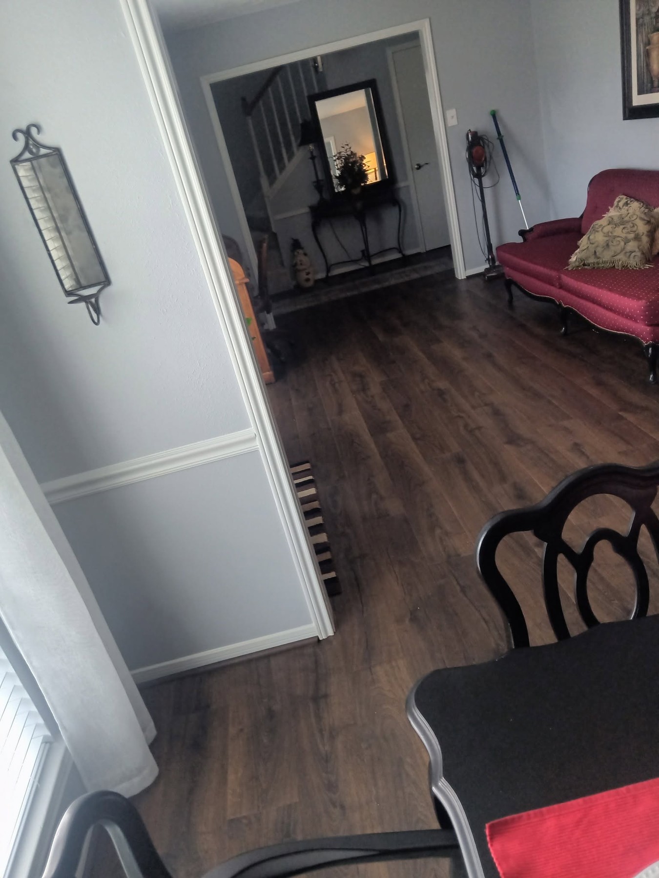 Continuous flooring through the home